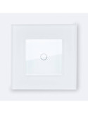 Interrupteur WiFi Tactile Simple avec Cadre Verre Modern