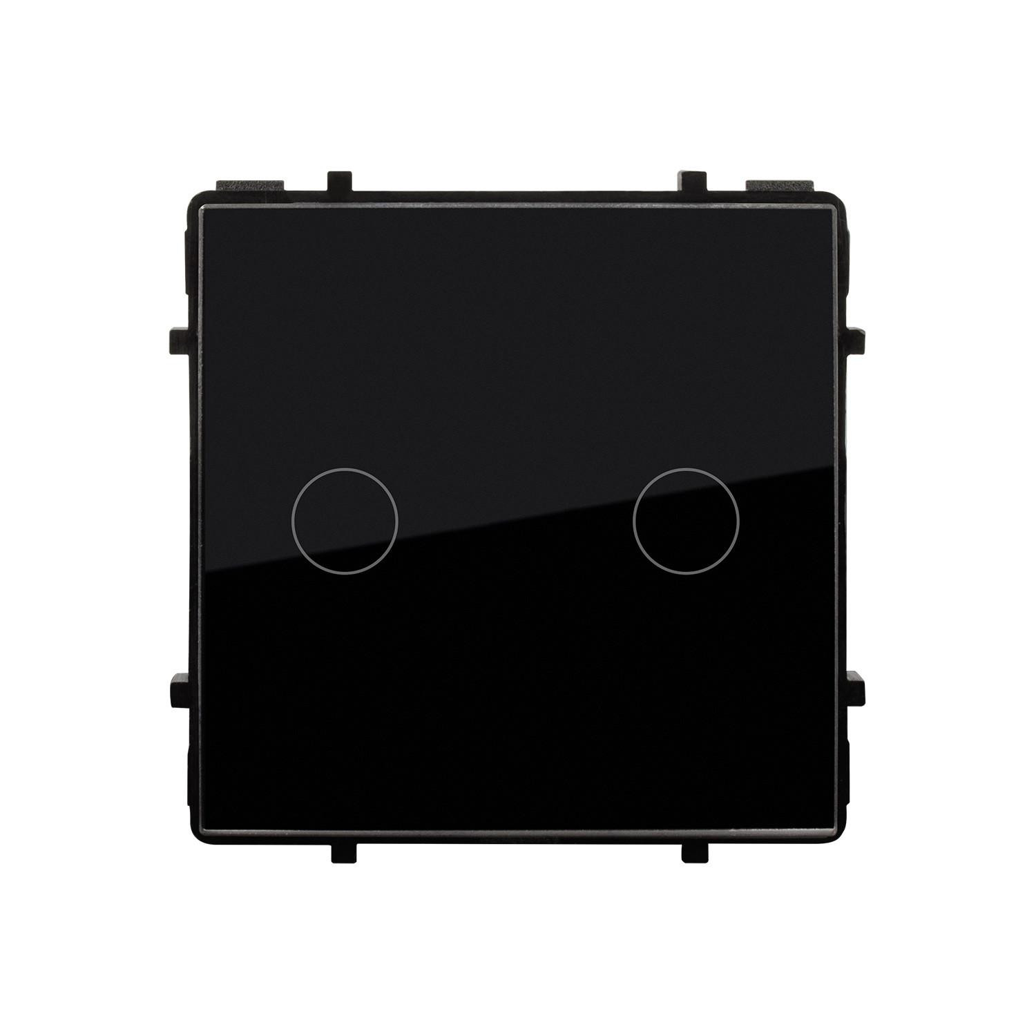 Va-et-Vient Tactile Double Modern Noir