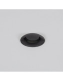 Balise Extérieure LED Encastrable Sol 1L 24V DC Loto Noire