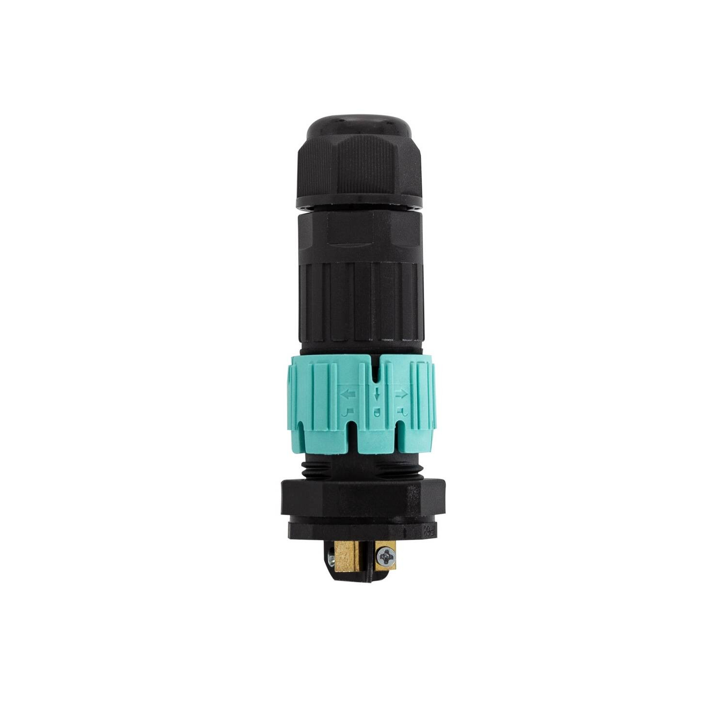 Connecteur pour Boîte Étanche 3 Pins 0.5 à 2.5 mm² IP68 Noir