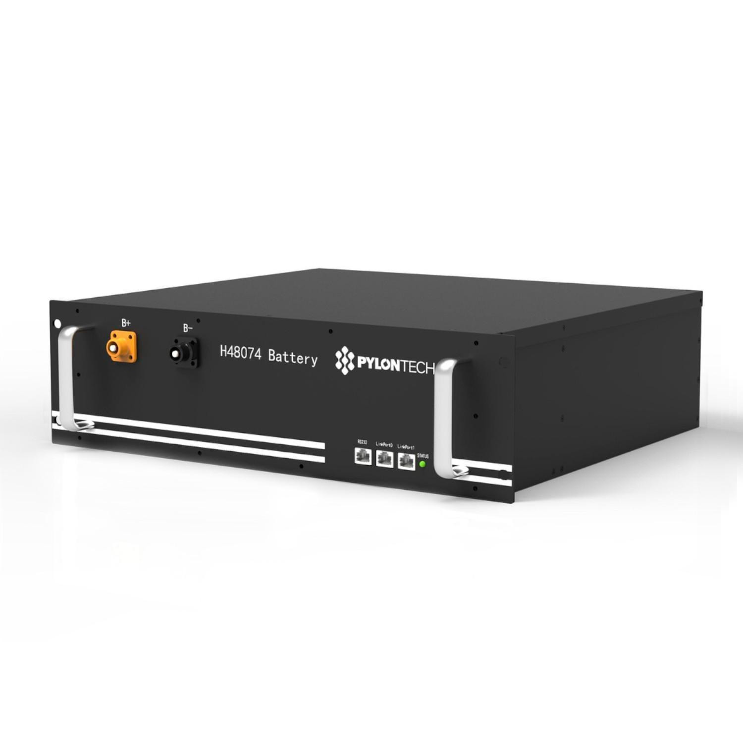 Batterie Lithium PYLONTECH 48V H48074 3.6kWh Haute Tension Nécessite BMS 75000mAh