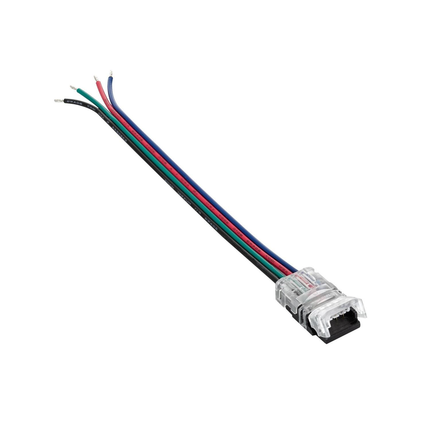 Connecteur HIPPO Câblé pour Ruban LED IP20 RGB