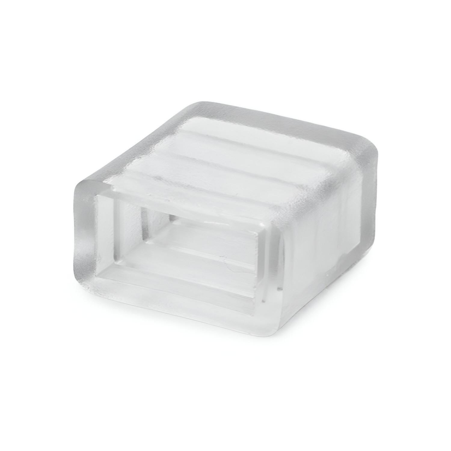 Embout de Finition pour le Ruban LED RGB 220V AC SMD IP65 Transparent