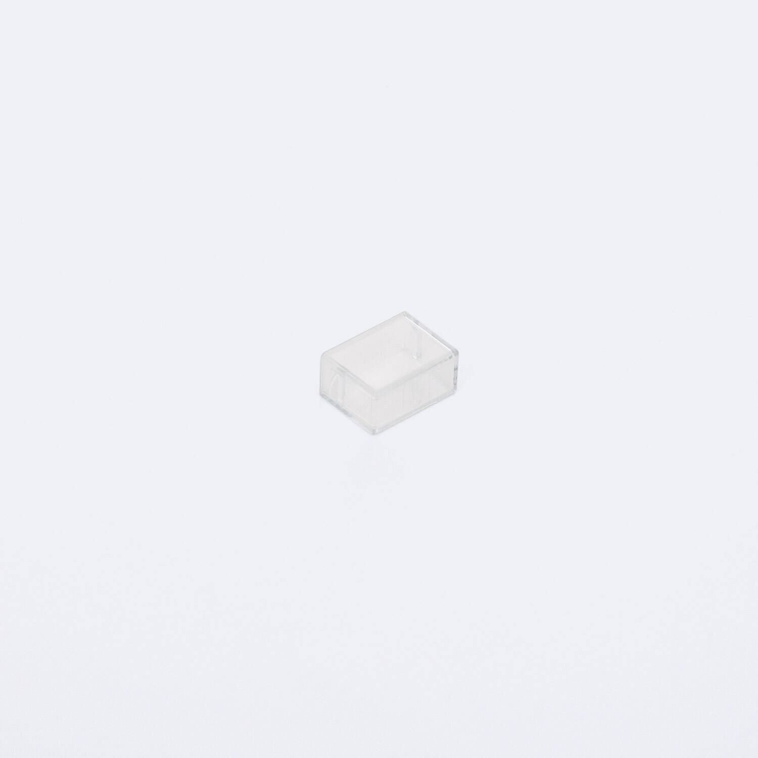 Embout de Finition pour Ruban SILICONE FLEX SMD & COB Largeur de 10mm Transparent