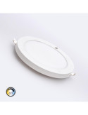 Dalle LED 18W CCT Ronde Sélectionnable avec Détecteur PIR Coupe Ajustable Ø50-170 mm