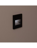 Balise LED 1.5W Encastrable au Mur Randy Noire