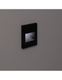 Balise LED 1.5W Encastrable au Mur Randy Noire