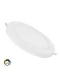 Dalle LED Ronde 18W Sélectionnable Slim Surface Coupe Ajustable Ø75-210 mm