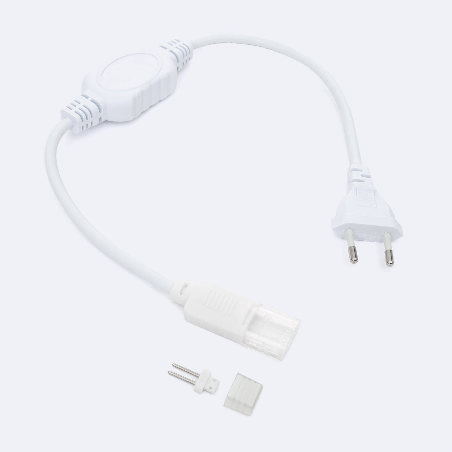 Câble Rectificateur pour Ruban LED 220V AC SMD2835 IP65 Largeur 12mm Monochrome Blanc