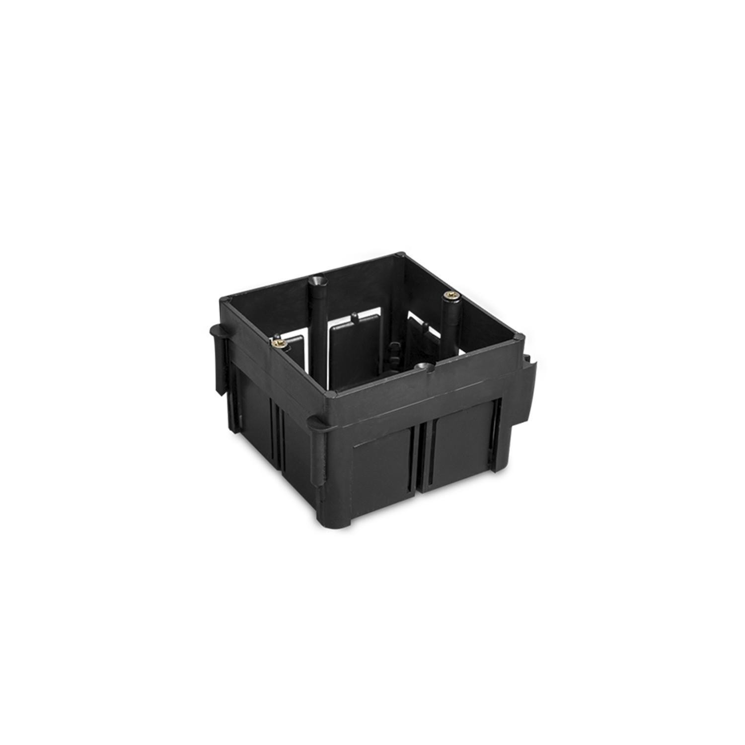 Boîte de Dérivation Universelle Encastrable 65x65x45mm Noir