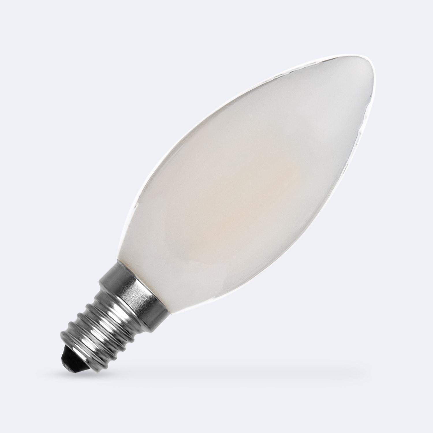 Ampoule LED E14 4W 400lm C35 Vela Glass No Flicker Blanc froid 6000K