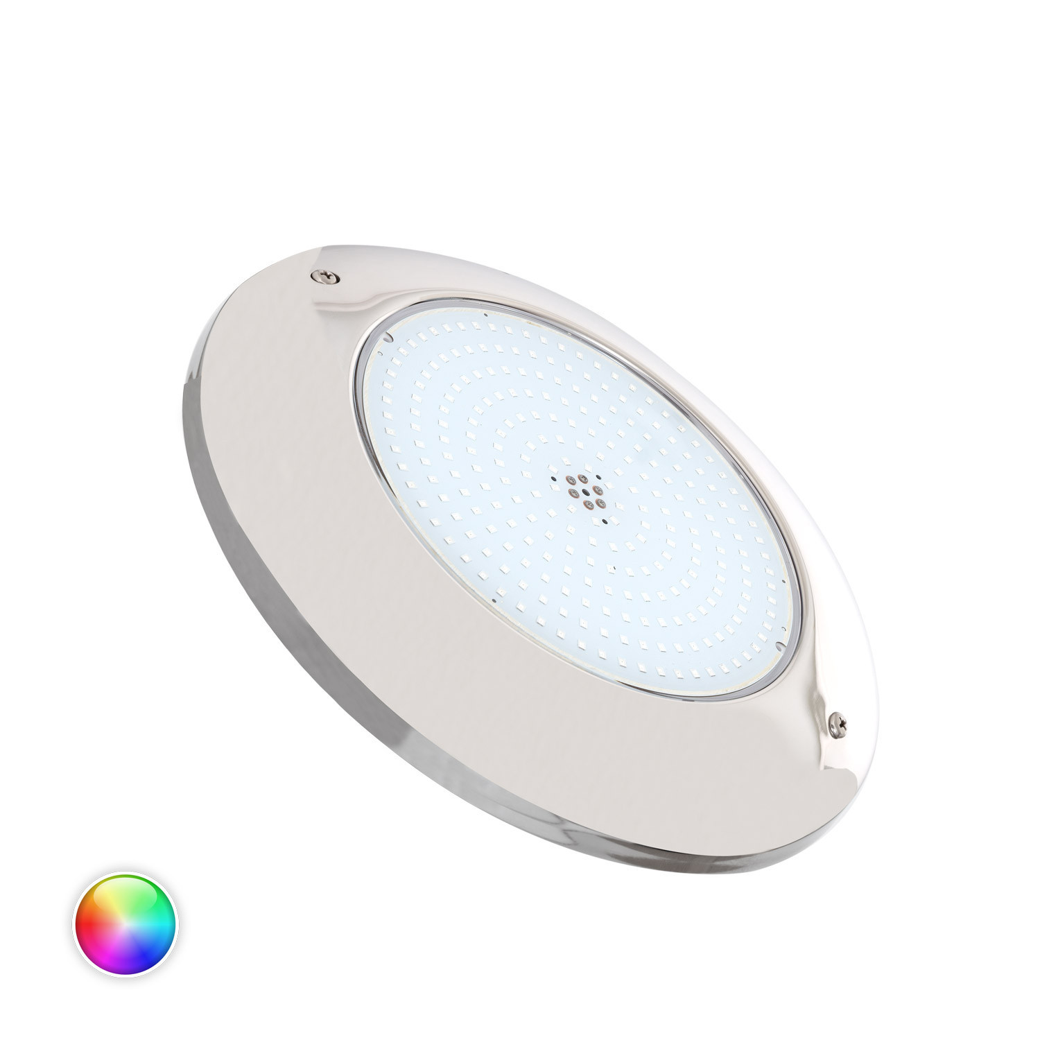 Spot LED Piscine en Saillie Inox RGB Submersible 12V AC IP68 20W Non RGB