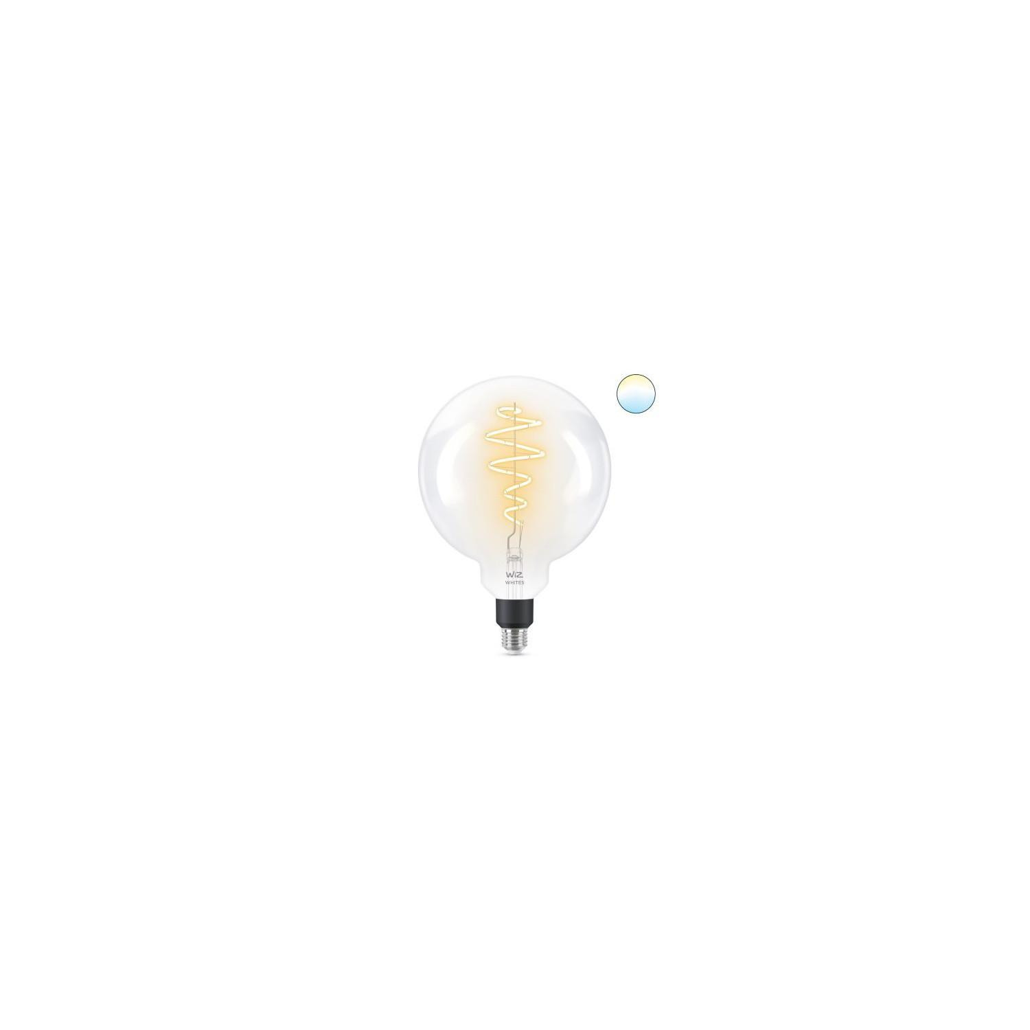 Ampoule LED E27 Filament 6,7W 806lm G200 WiFi + Bluetooth Dimmable CCT WIZ Sélectionnable (chaud-neutre-froid)