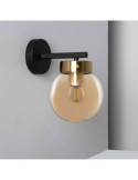 Lampe Murale Métal et Verre Cawu