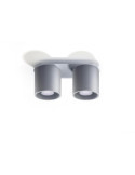 Plafonnier Aluminium Orbis 2 SOLLUX