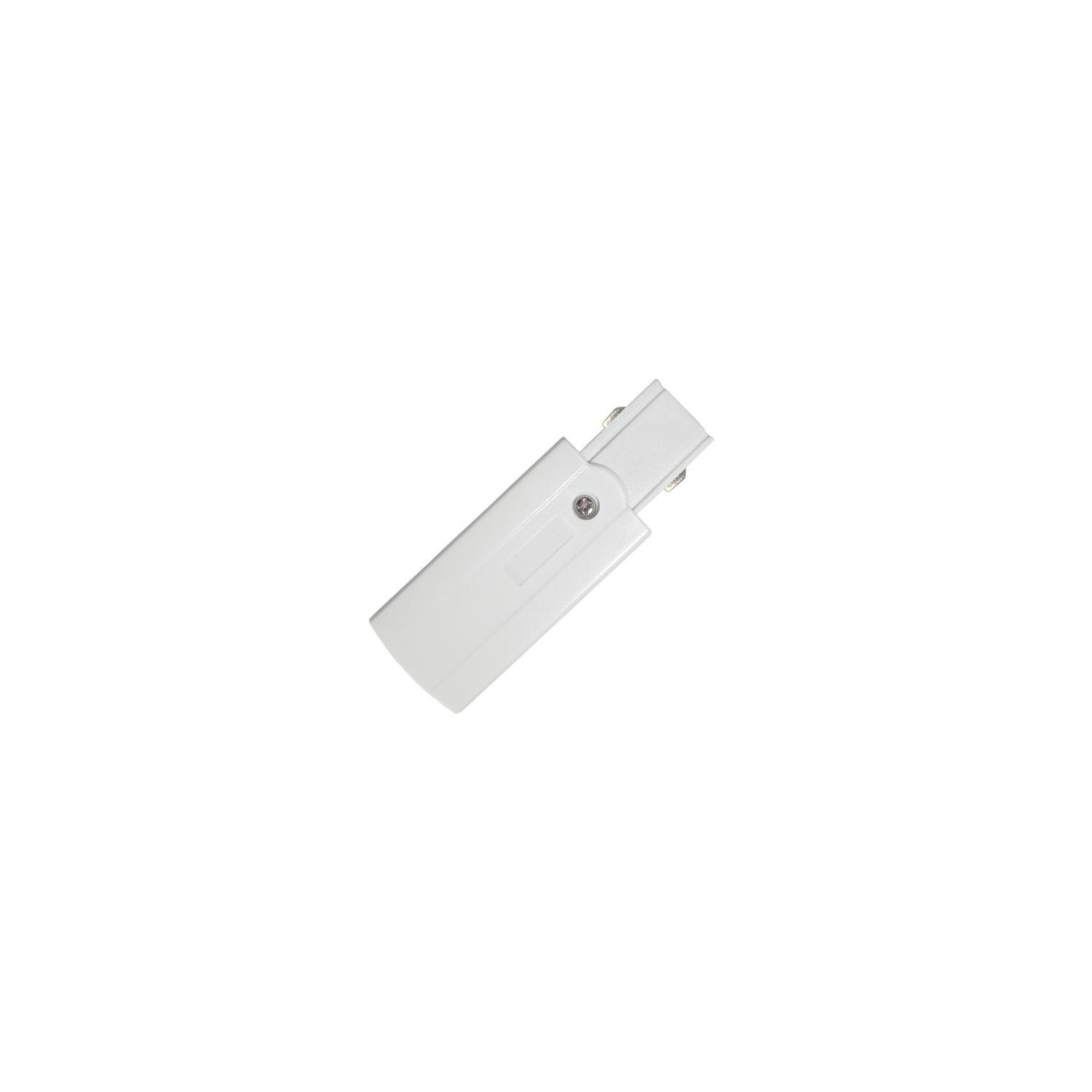 Connecteur d'Alimentation Right Side pour Rail Triphasé Blanc