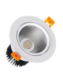 Spot Downlight LED 15W Rond COB CRI90 Coupe Ø 90 mm