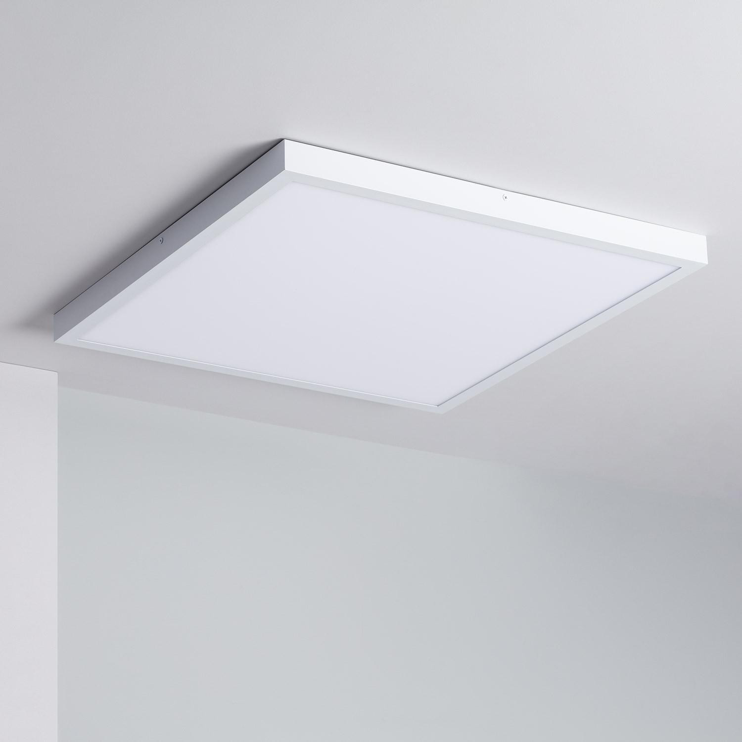Plafonnier LED Carré 48W 600x600mm Blanc froid 6000K