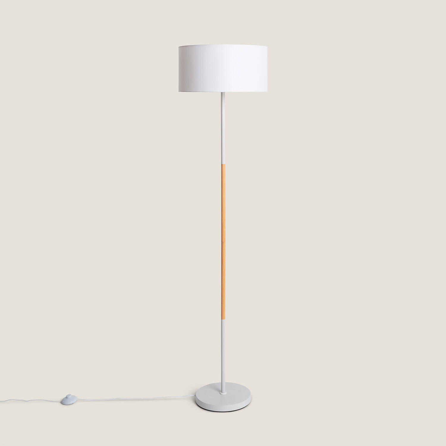 Lampadaire Silinda Blanc