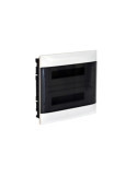 Boîte d'Encastrement Practibox S pour Cloisons Conventionnelles Porte Transparente 2x18 Modules LEGRAND 137057
