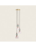 Suspension Métal et Verre Tri Baudelaire