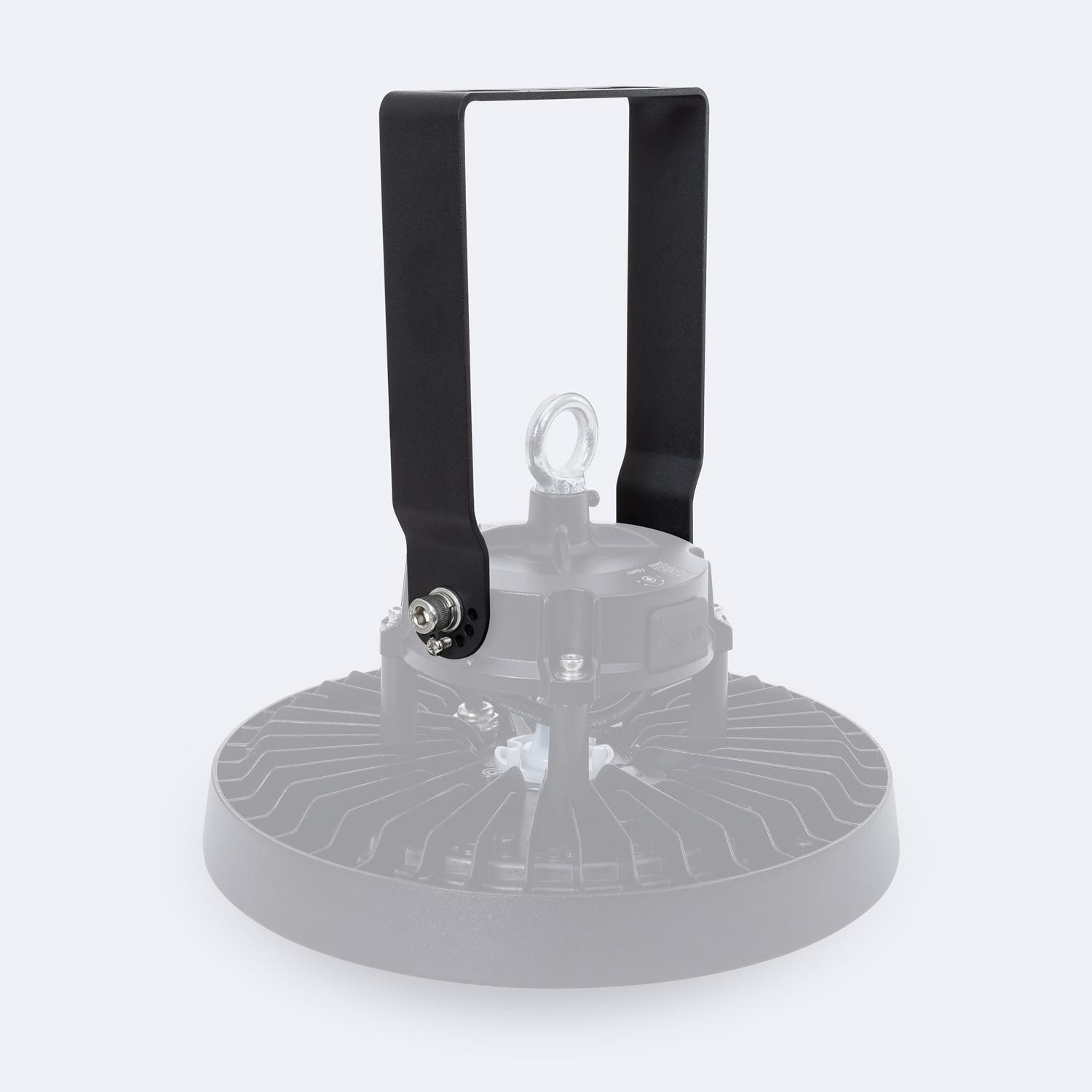 Support pour Cloche LED Industrielle UFO HBD Noir