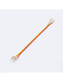 Connecteur HIPPO Double avec Câble pour Ruban LED CCT 12/24V DC COB & SMD2022 IP20 Largeur 10mm