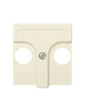 Plaque pour Prise TV-SAT SIMON 27 27097
