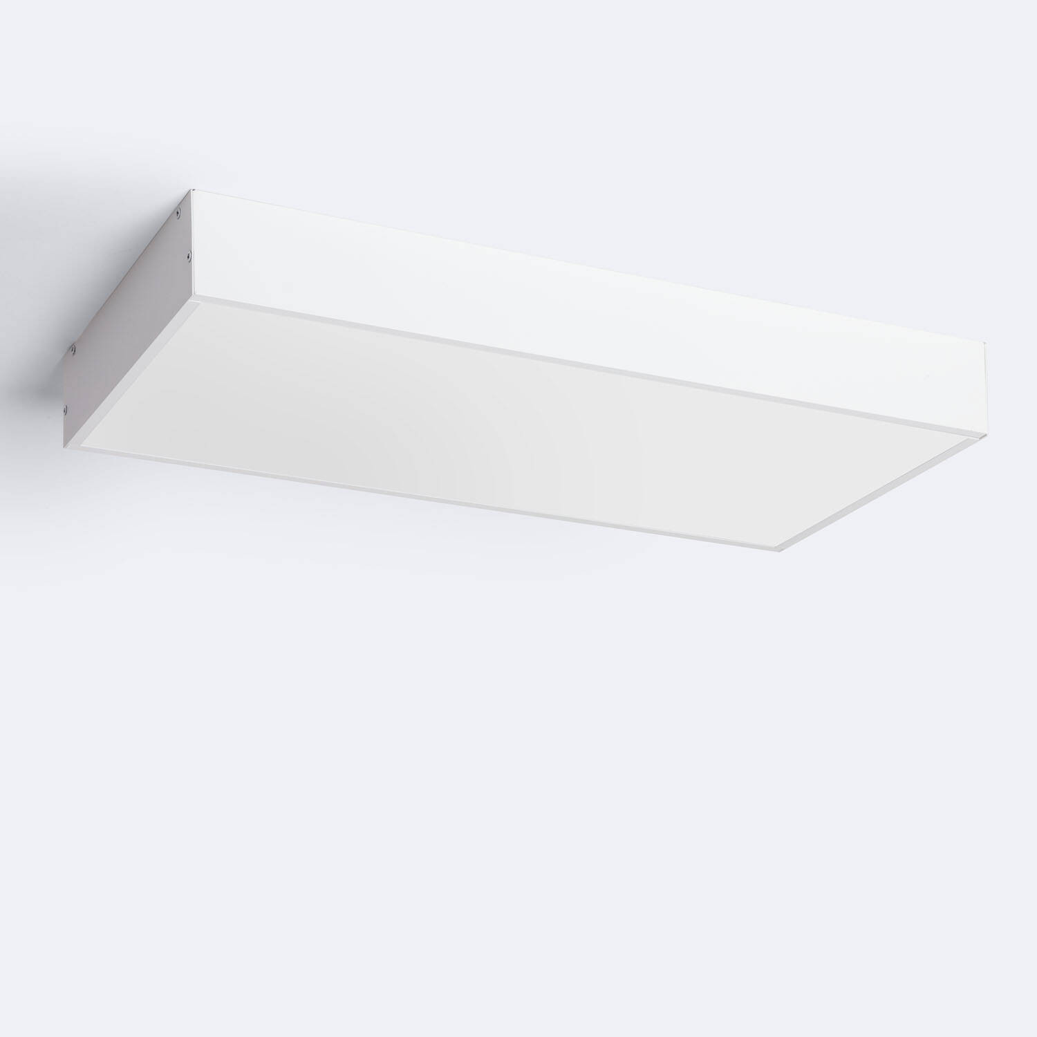 Kit En Saillie pour Panneaux LED 120x60cm avec vis Blanc