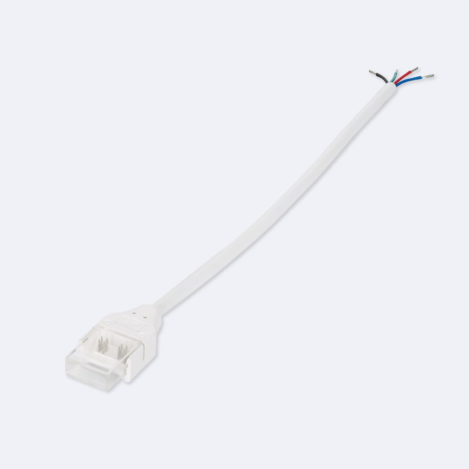 Connecteur HIPPO IP65 avec Câble pour Ruban LED RGBIC COB 24V DC IP65 Largeur 10mm 12mm
