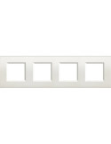 Platine Carée 4x2 Modules BTicino Living Light LNA4802M4BI