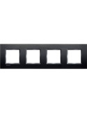 Platine Carée 4x2 Modules BTicino Living Light LNA4802M4BI