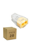 Pack 25 Connecteurs Rapides 2 Entrées 0.75-2.5 mm²