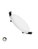 Dalle LED Ronde CCT Sélectionnable Slim Surface 8W Coupe Ø 75mm IP54