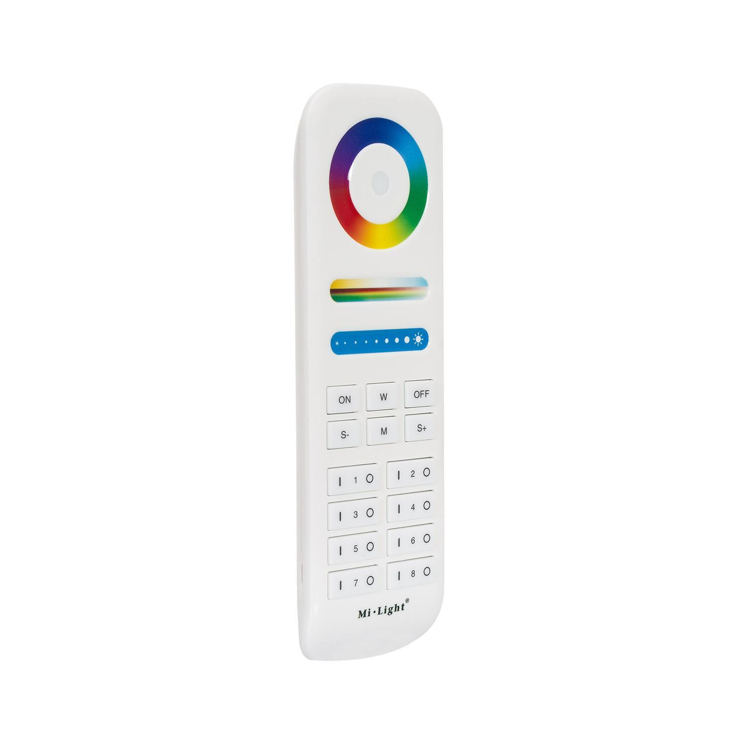 Télécommande Murale RF pour Variateur LED RGB +CCT 8 Zones MiBoxer FUT089 Blanc