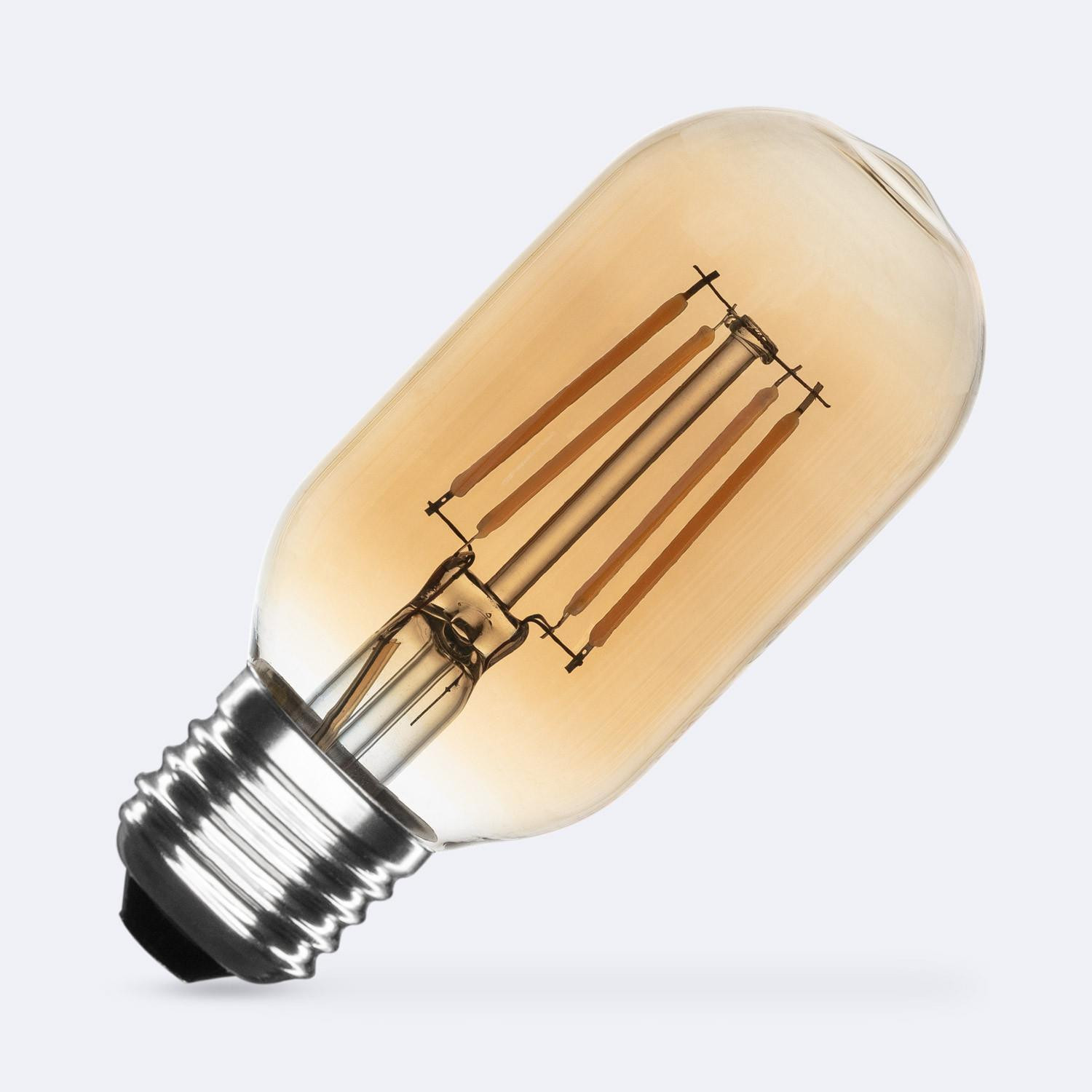 Ampoule LED Filament E27 4W 470lm Dimmable T45 Gold No Flicker Blanc chaud 2700K