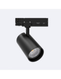 Spot LED sur Rail Triphasé 40W Dimmable Fasano Noir