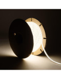 Bobine de Ruban LED Dimmable 220V AC COB Auto-redressement  320 LED/m 720 lm/m IP65 50m Largeur 12 mm Coupe tous les 50 cm