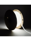 Bobine de Ruban LED Dimmable 220V AC COB Auto-redressement  320 LED/m 720 lm/m IP65 50m Largeur 12 mm Coupe tous les 50 cm