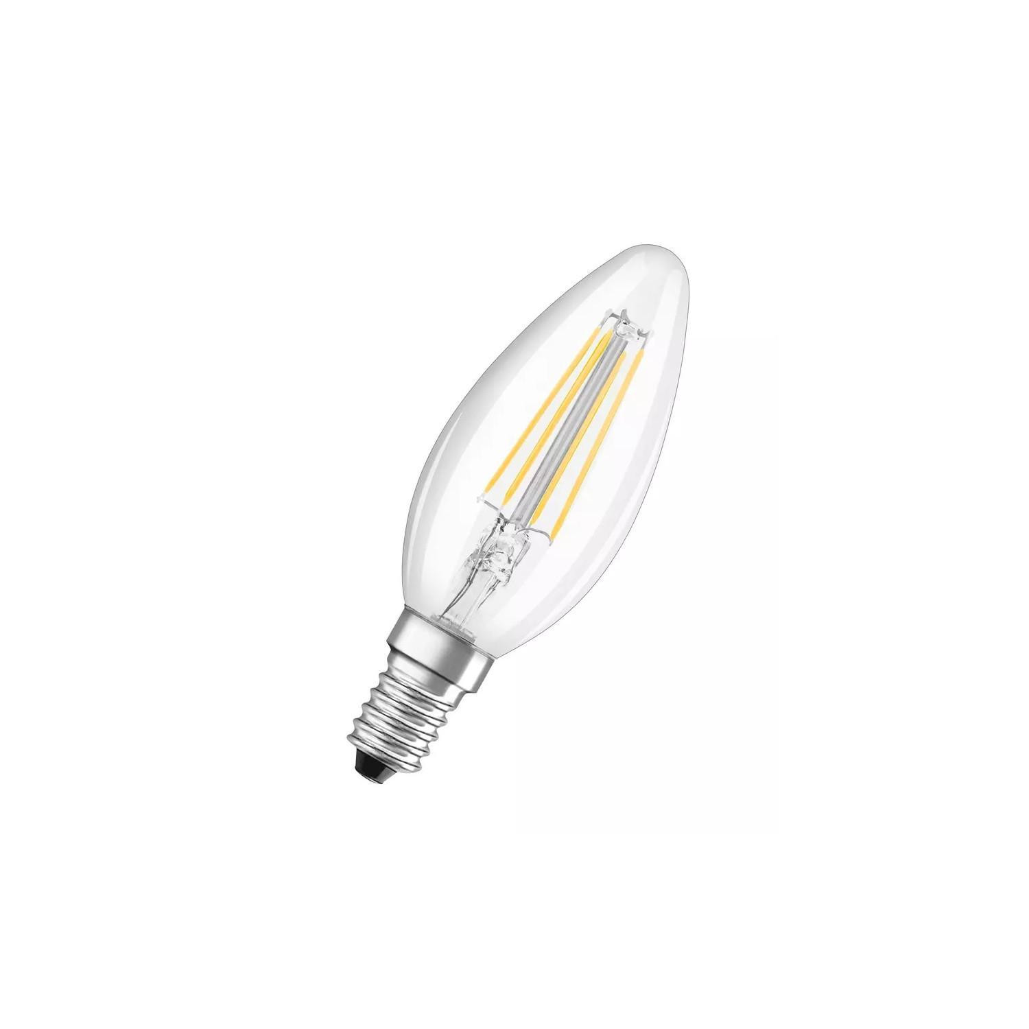 Ampoule LED Filament E14 4W 470lm C35 OSRAM Parathom Value Classic Blanc chaud 2700K