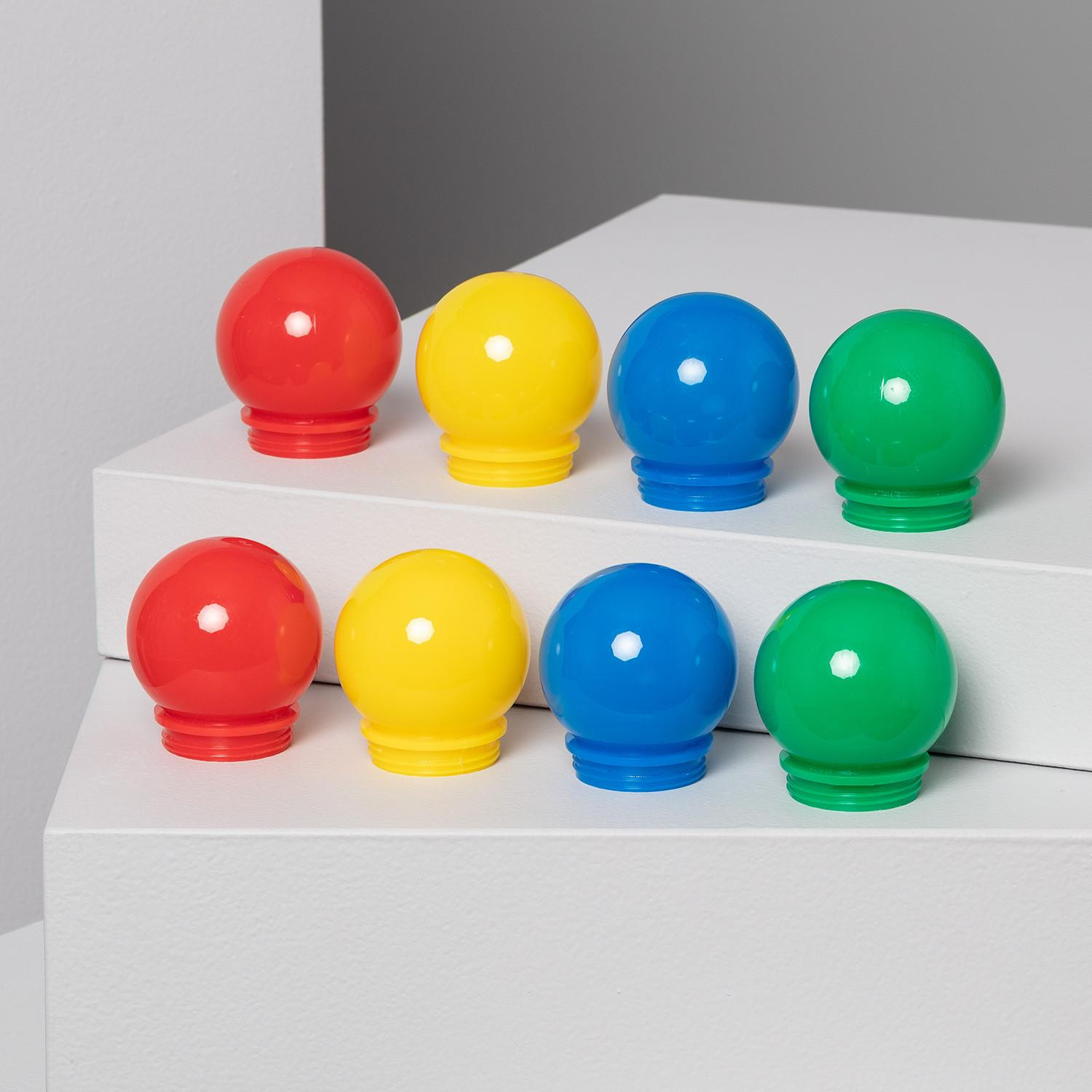 Remplacement Boules pour Guirlande Multicolore 8 Unités Multicolore