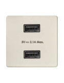 Prise Double USB SIMON 27 Play 2701096