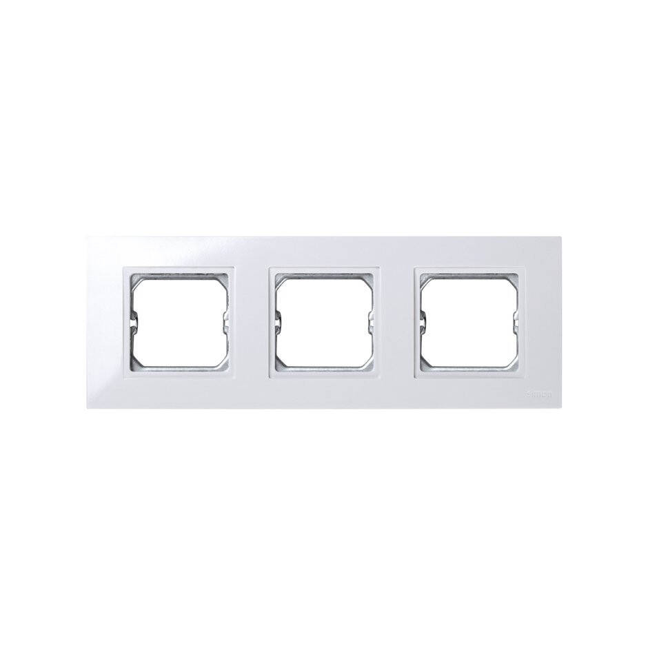 Cadre pour Pièce Intermédiaire 3 Emplacements Blanc SIMON 27 Play 2701630-030 Blanc