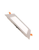 Dalle LED 18W Carrée Extra-Plate Coupe 205x205mm Argentée