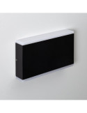 Applique Murale LED Extérieure Hera 10W Éclairage Double Face Rectangulaire Noire