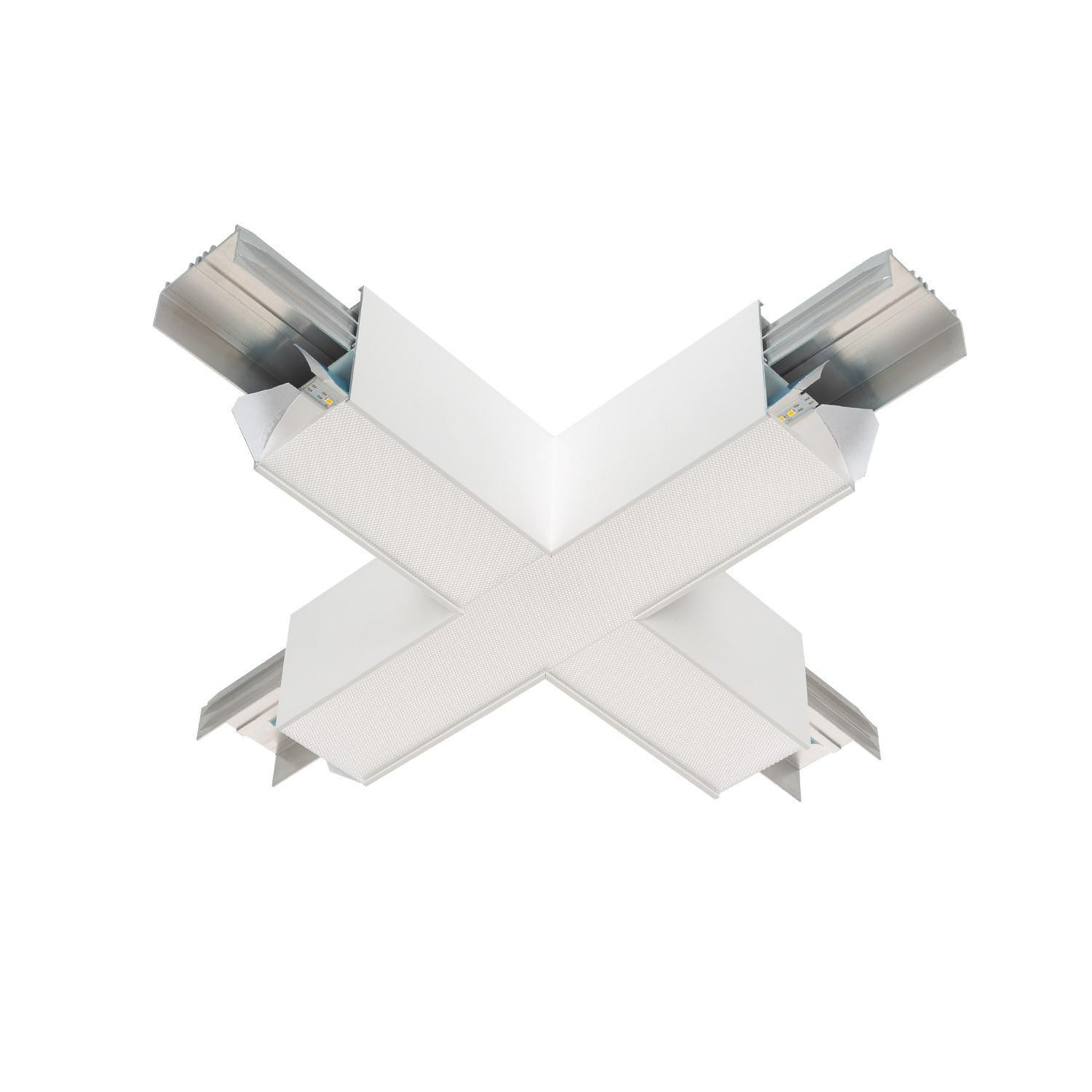 Jonction X pour Barre Linéaire LED Turner 15W Blanc neutre 4000K Blanc