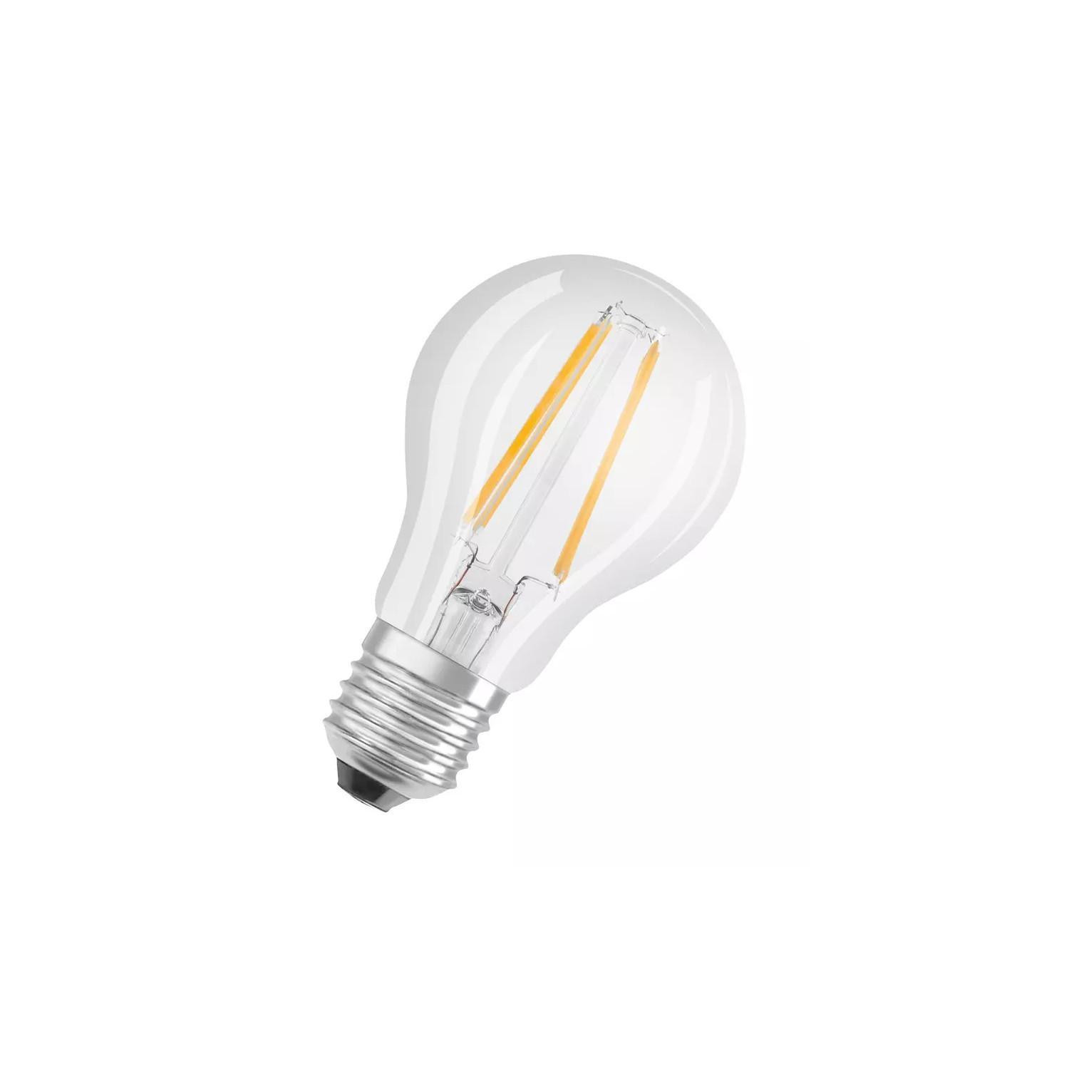 Ampoule LED Filament E27 6.5W 806lm A60 OSRAM Parathom Value Classic Blanc chaud 2700K
