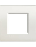 Cadre Carré 2 Modules BTicino Living Light LNA4802BI