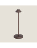 Lampe à Poser LED Portable Extérieure Métal avec Batterie Rechargeable Magatzi