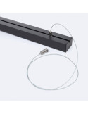 Profilé Aluminium Grande Taille Suspendu avec Capot Continu Pour Ruban de LED jusqu'à 45 mm